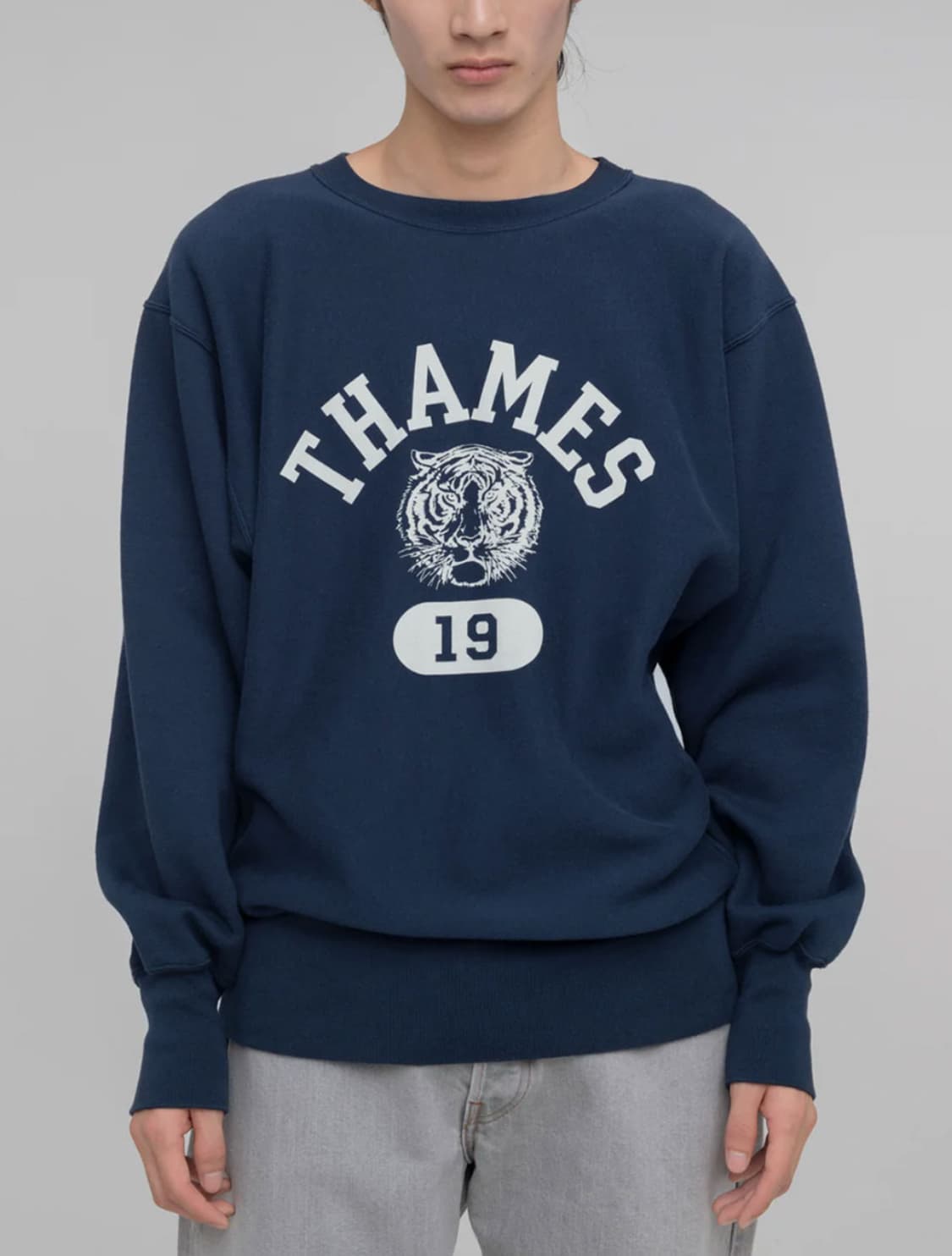 [새상품] 시오타 CIOTA 스웻셔츠 맨투맨 네이비 3 사이즈 상품이미지10