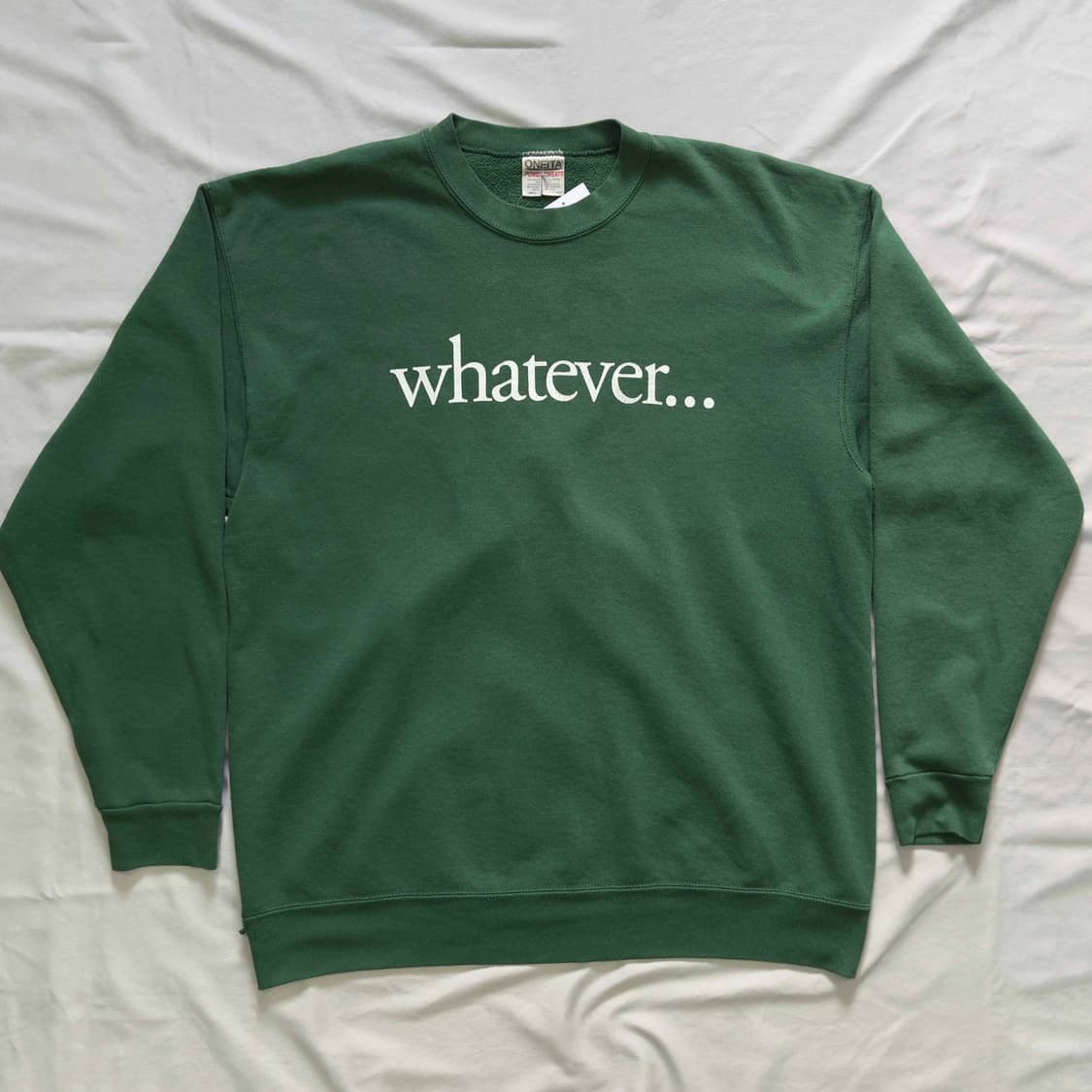 90s 오네이타 Whatever 스웻셔츠 USA 상품이미지1