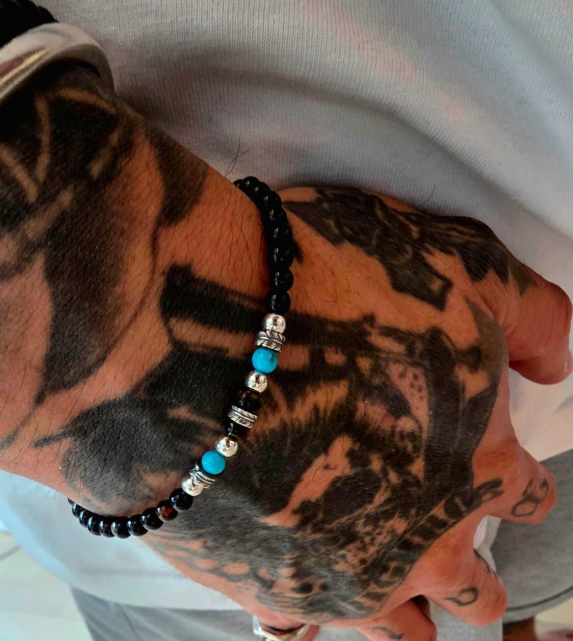 3Cross  silver925 black 3wing bracelet 상품이미지6