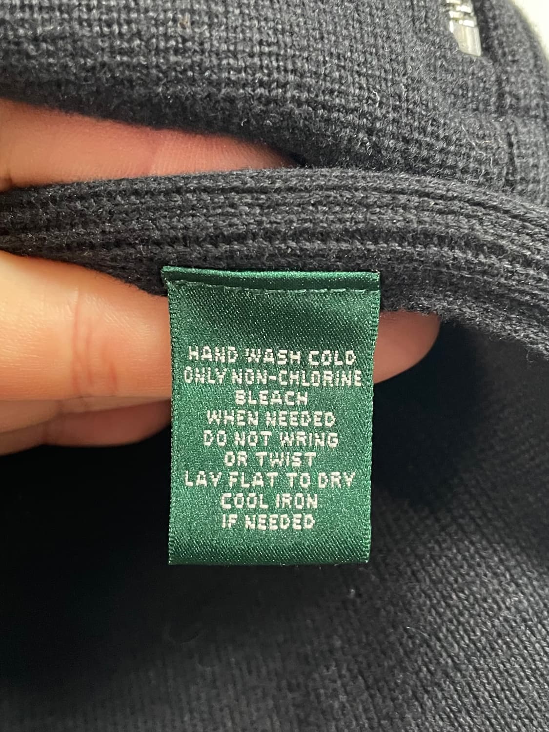 로렌 랄프로렌 우먼스 니트 라이더 집업 자켓 (on.284)  상품이미지7