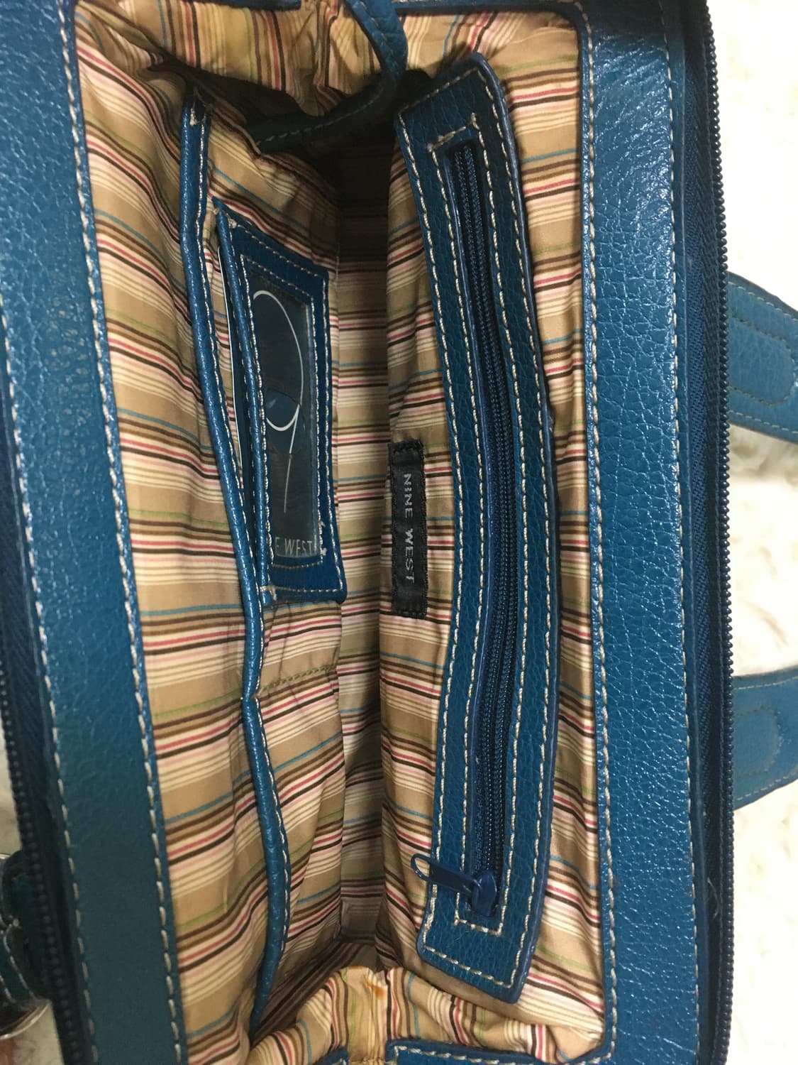 Jpn vintage bluegreen stud leather bag 상품이미지6