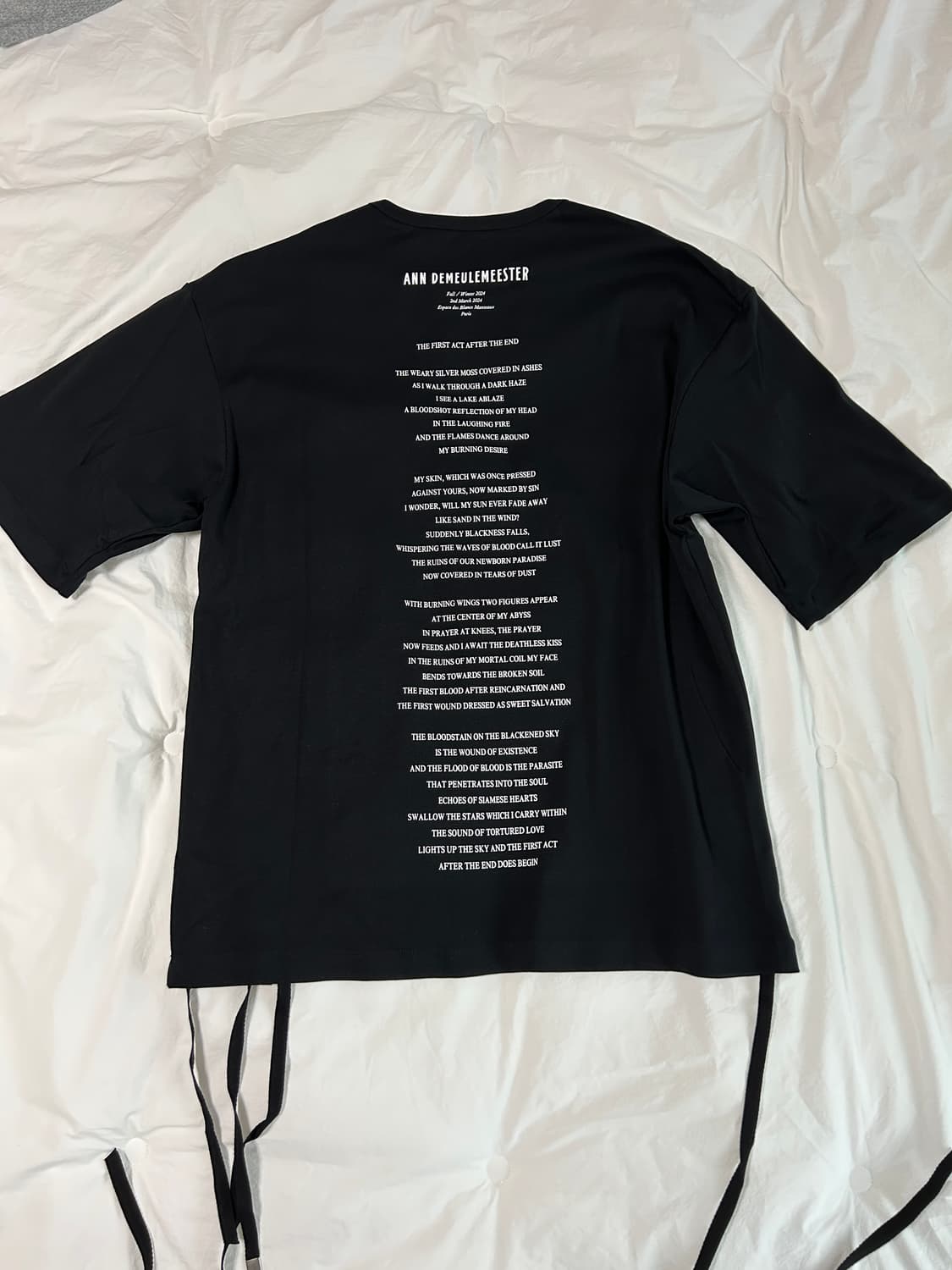 앤드뮐미스터 poem 티셔츠 상품이미지2