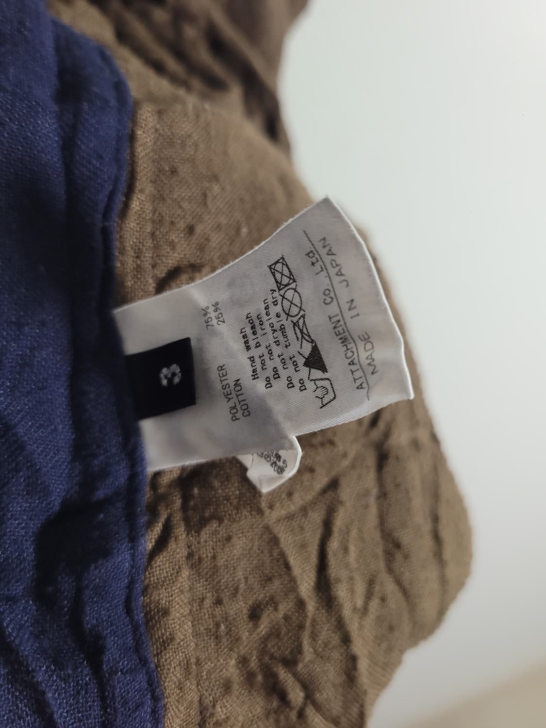 카즈유키 쿠마가이 주름가공 도킹 셔츠 자켓 상품이미지8