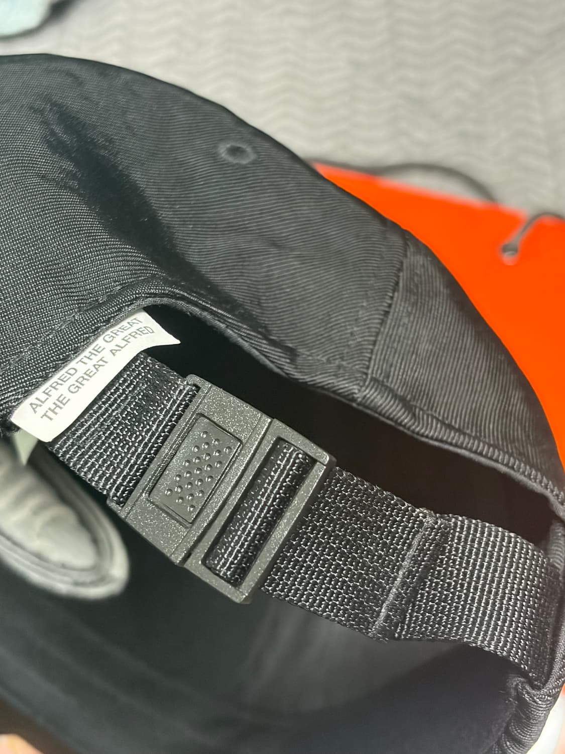 헤리티지플로스 알프레드 나일론 캡 블랙 상품이미지3