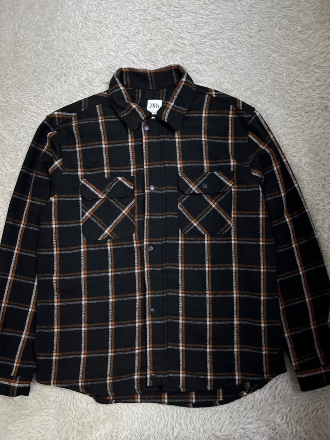 자라 플란넬 체크 셔츠/#3098 상품이미지1