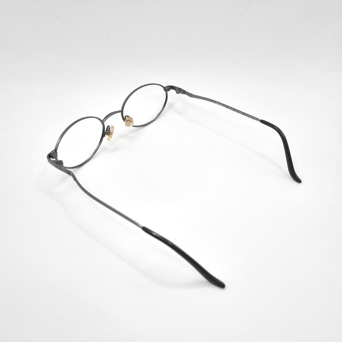 데드스탁 건메탈 엔틱그레이 오벌 안경테 353 상품이미지5