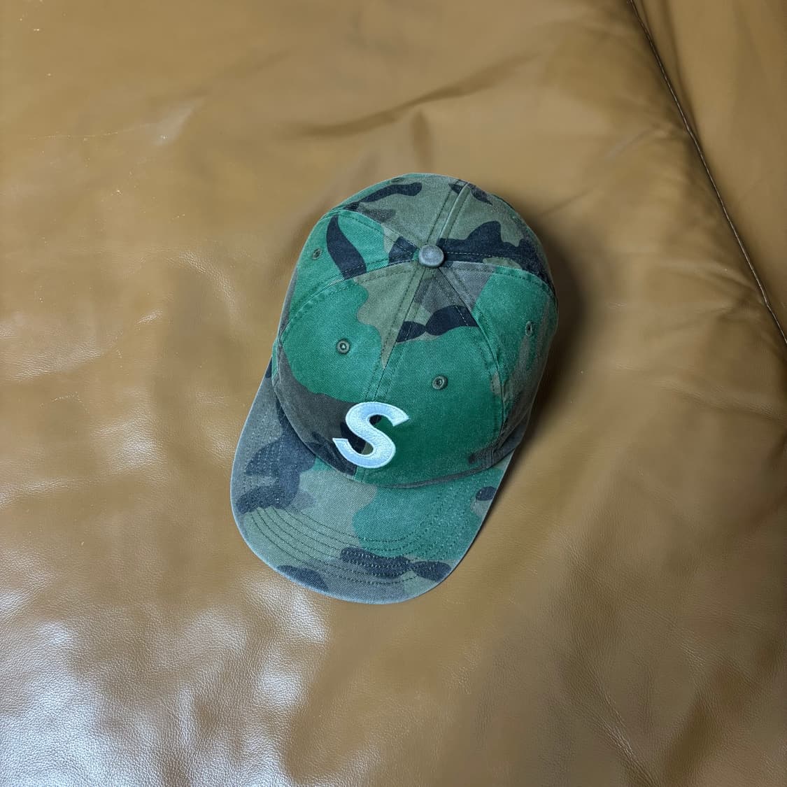 Supreme 슈프림 20ss 피그먼트 카모 S로고 6패널 볼캡 모자 상품이미지5