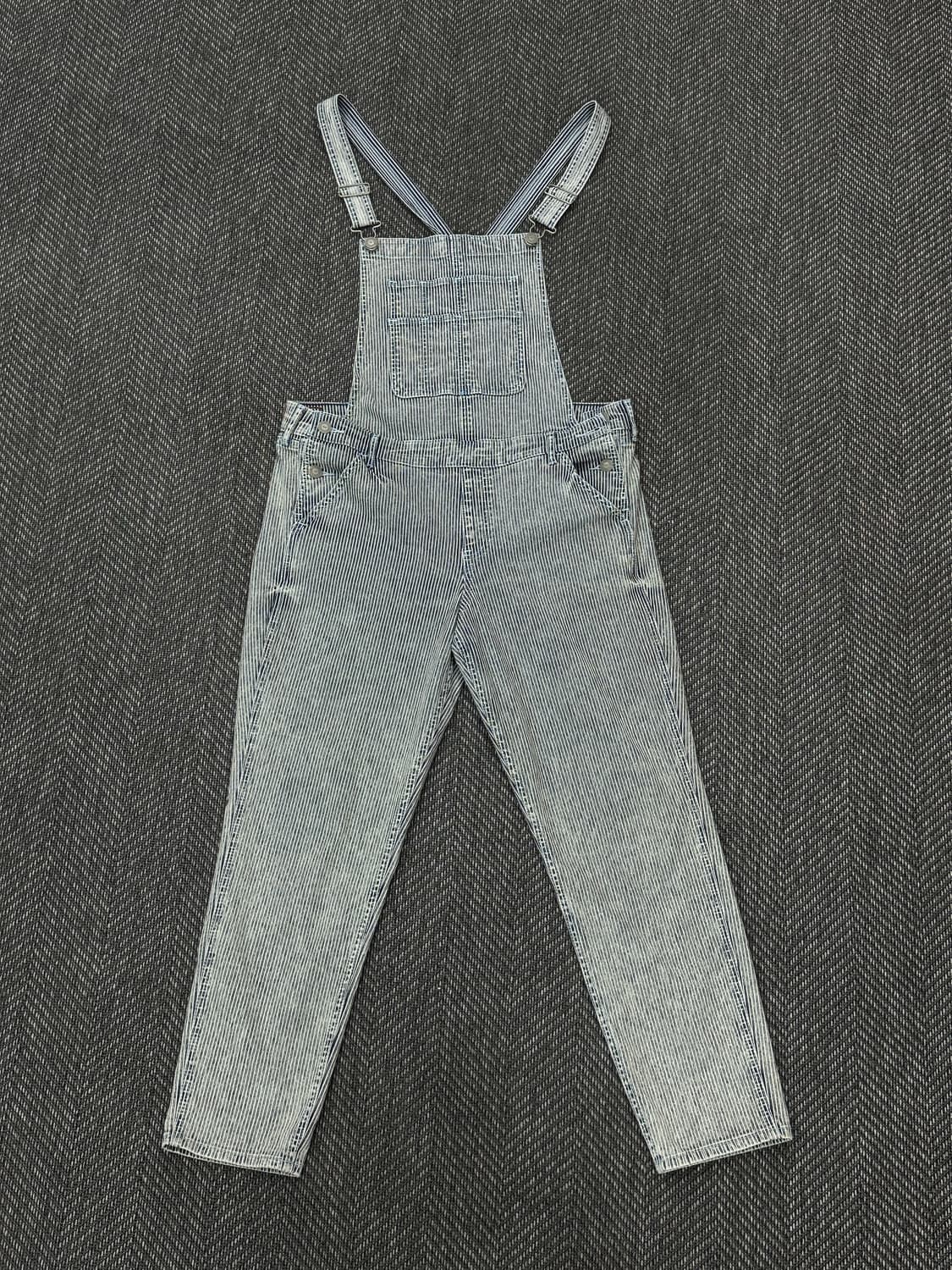 홀리스터 데님 스트라이프 오버롤 상품이미지1