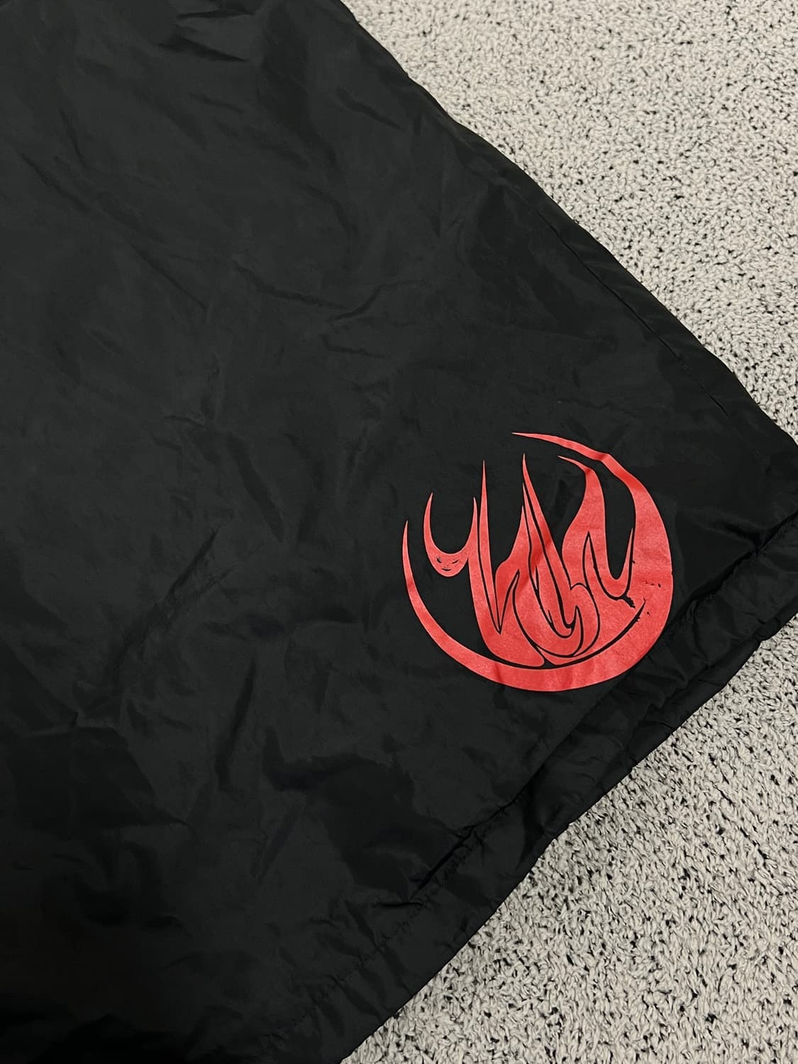 (XL) 나이키 올드스쿨 스우시 우븐 바람막이 블랙 상품이미지5