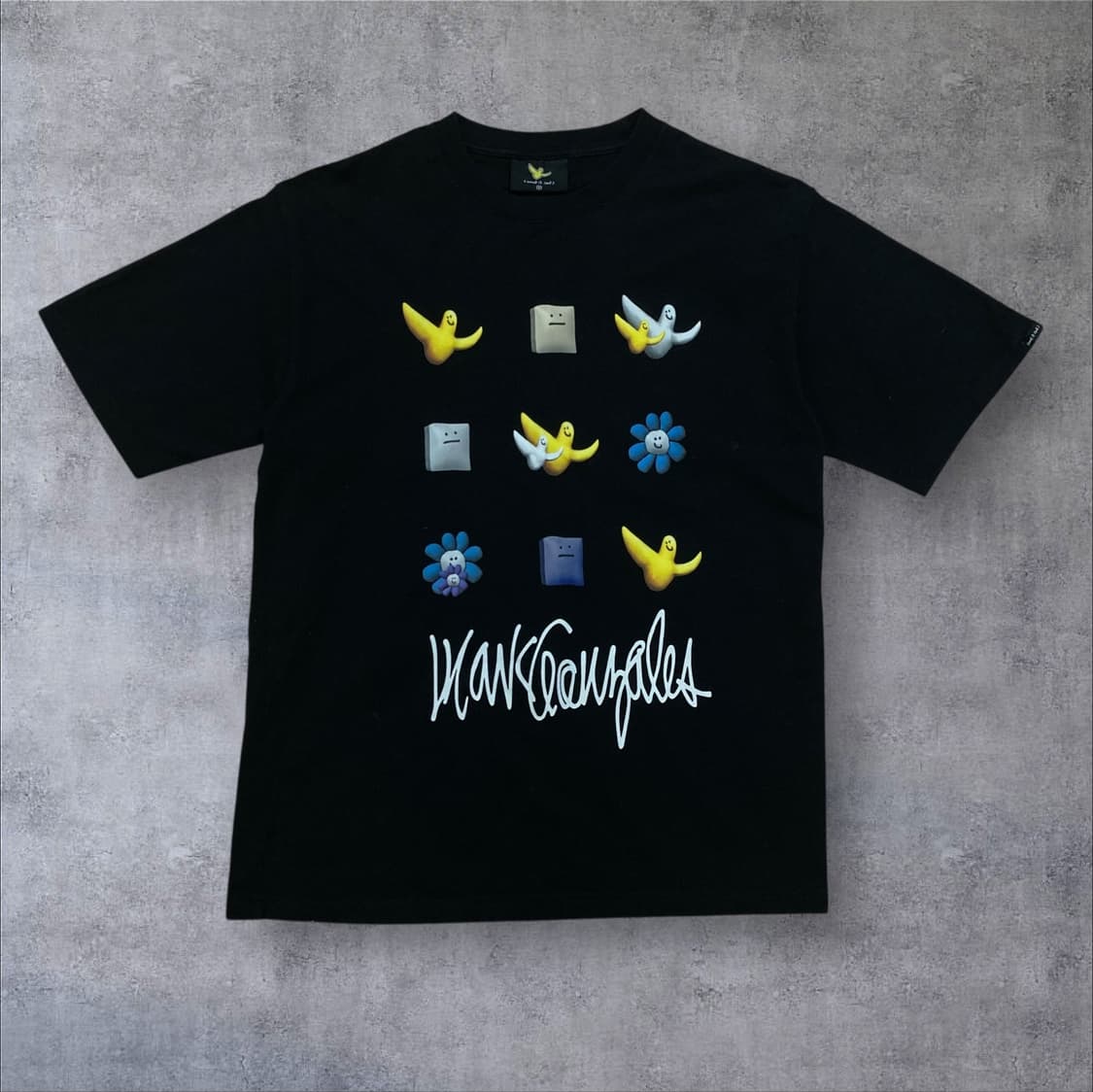 와릿이즌 빅로고 블랙 반팔티 상품이미지1