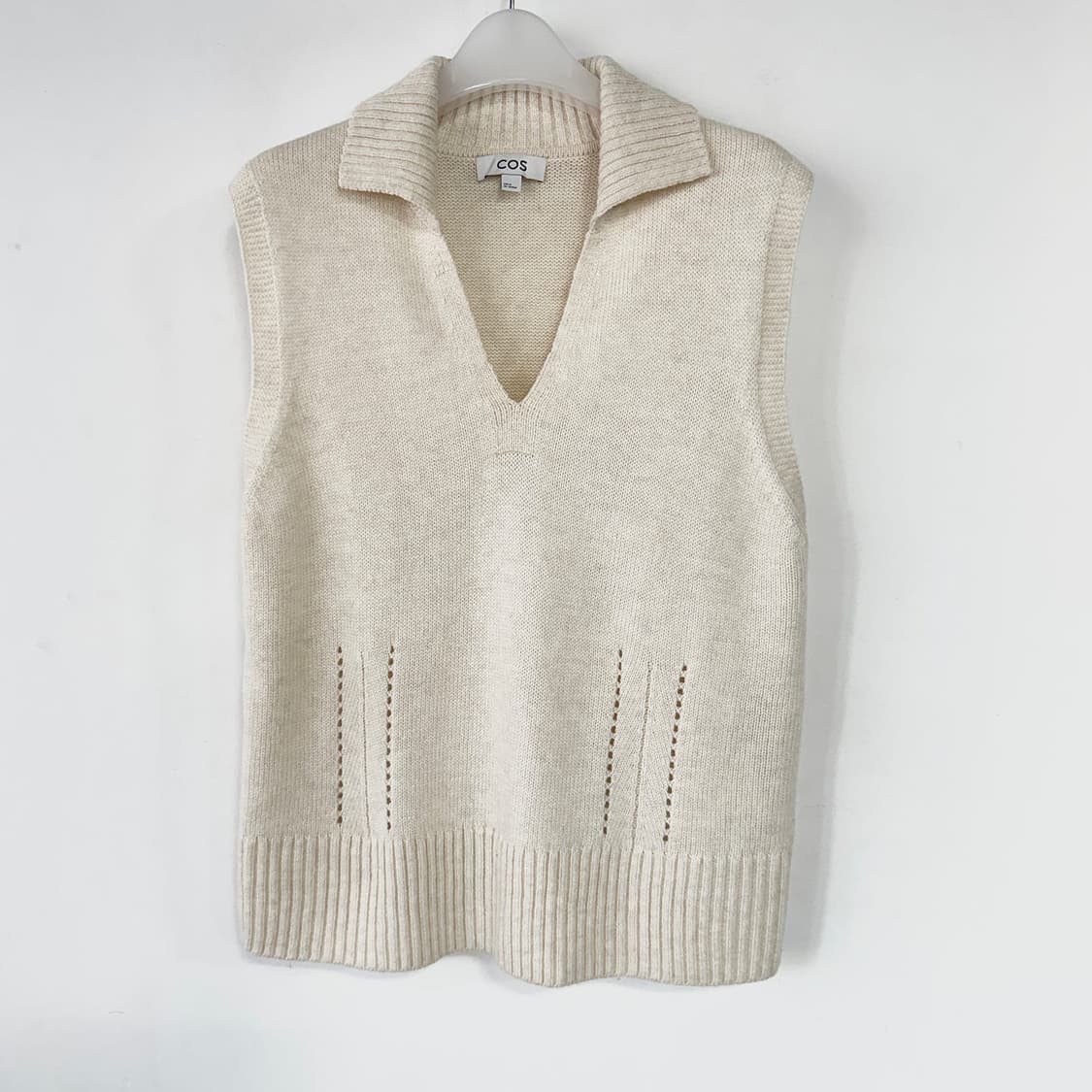 코스 COS 울 카라 니트 베스트 상품이미지2