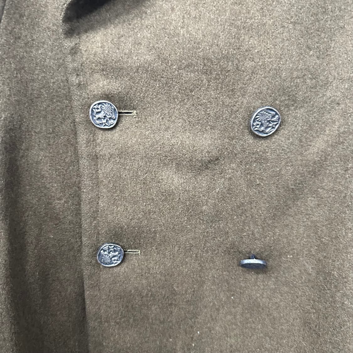 40‘s 오리지널 프랑스 밀리터리 피코트 상품이미지3