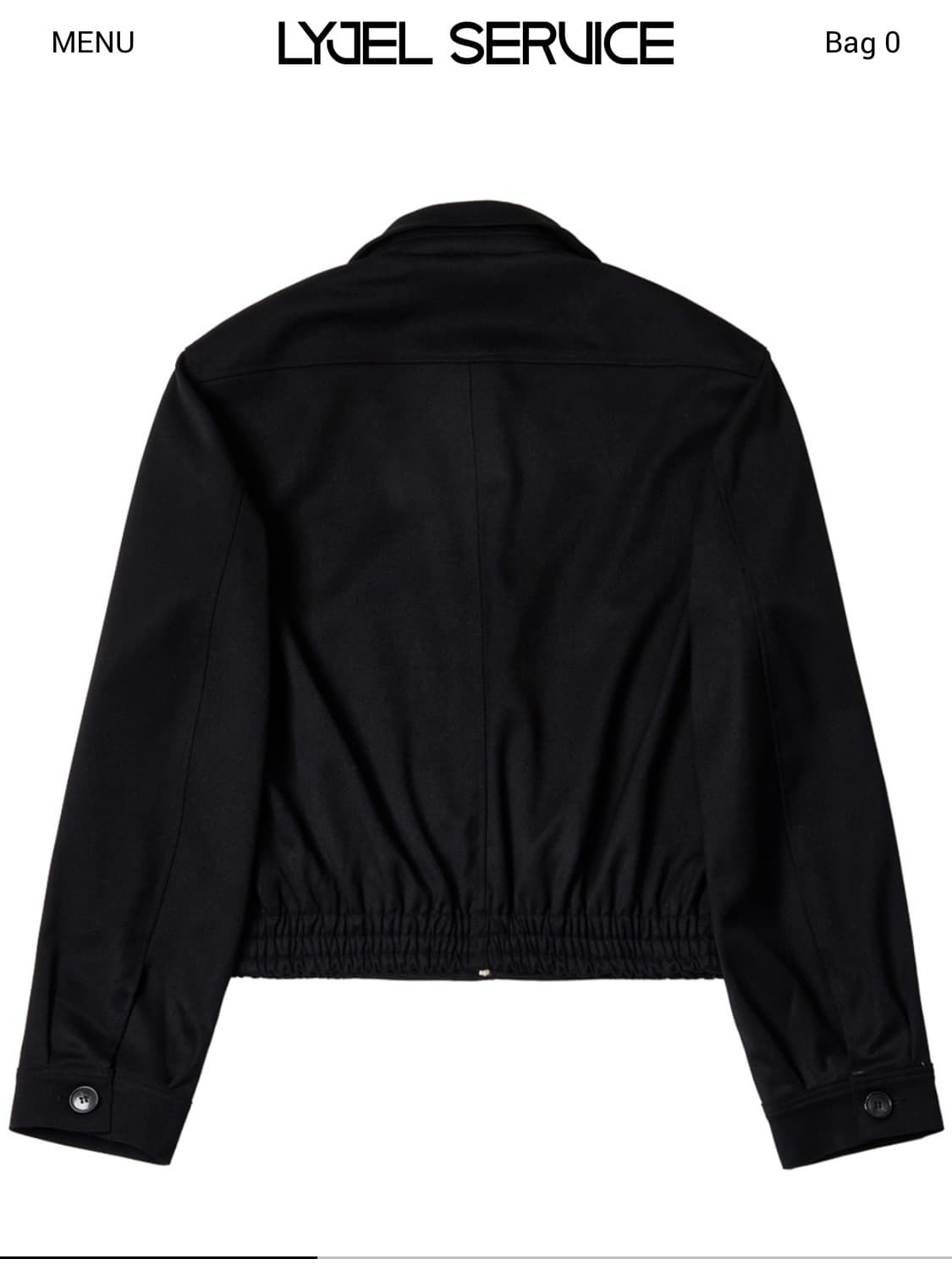 이젤서비스 슬릭 크롭 자켓 s 상품이미지3