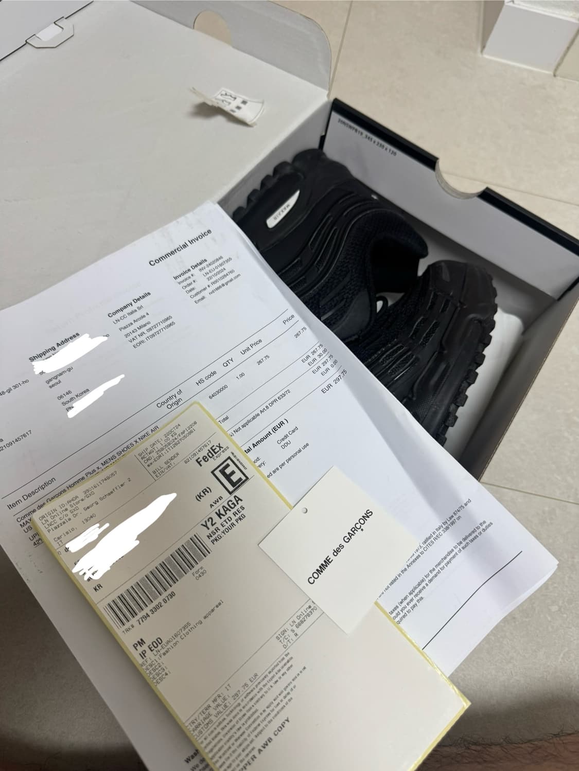 [290] 나이키 X 꼼데가르송 에어맥스 TL 2.5 상품이미지7