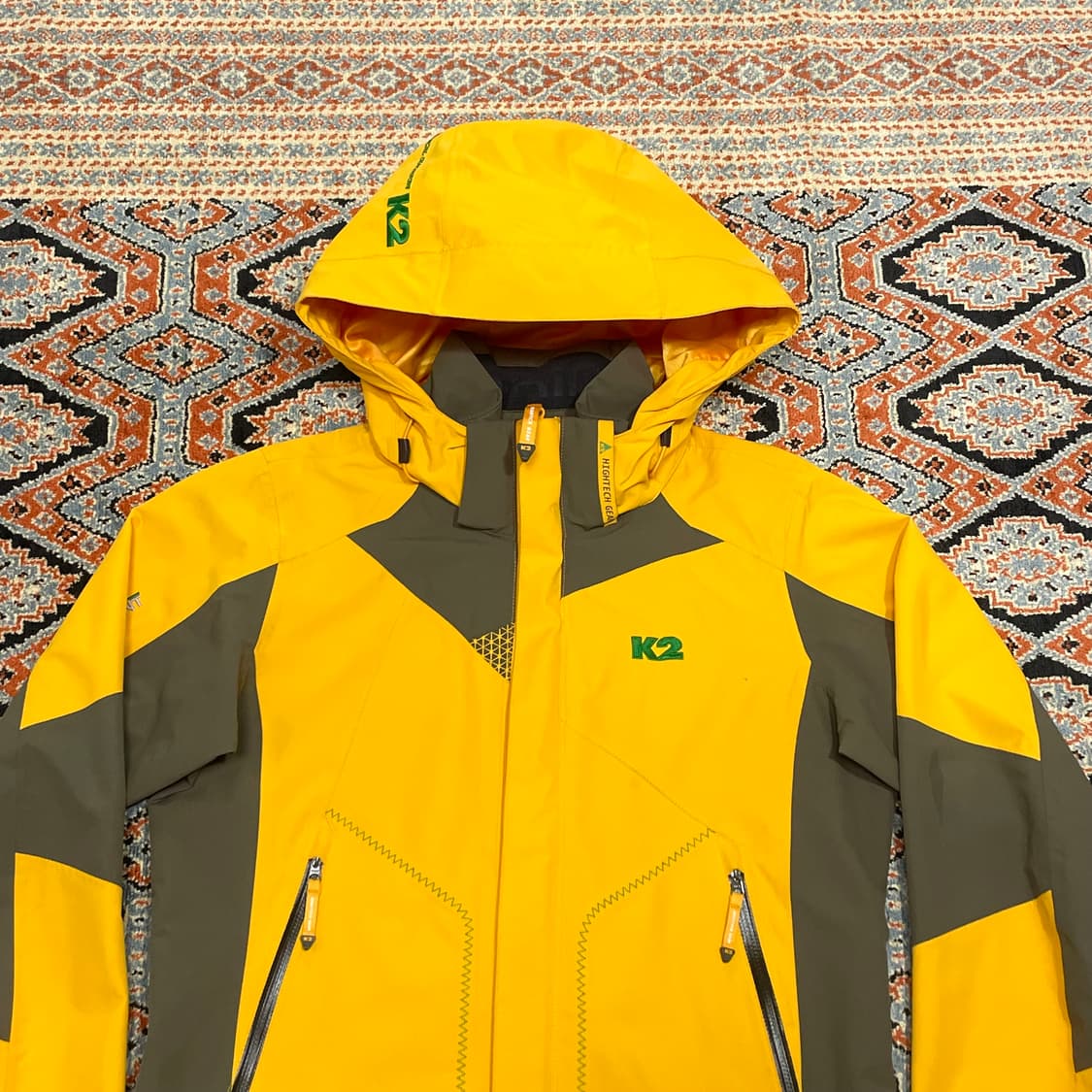 K2 하이테크기어 옐로우 등산 바람막이 점퍼 여성85 상품이미지2