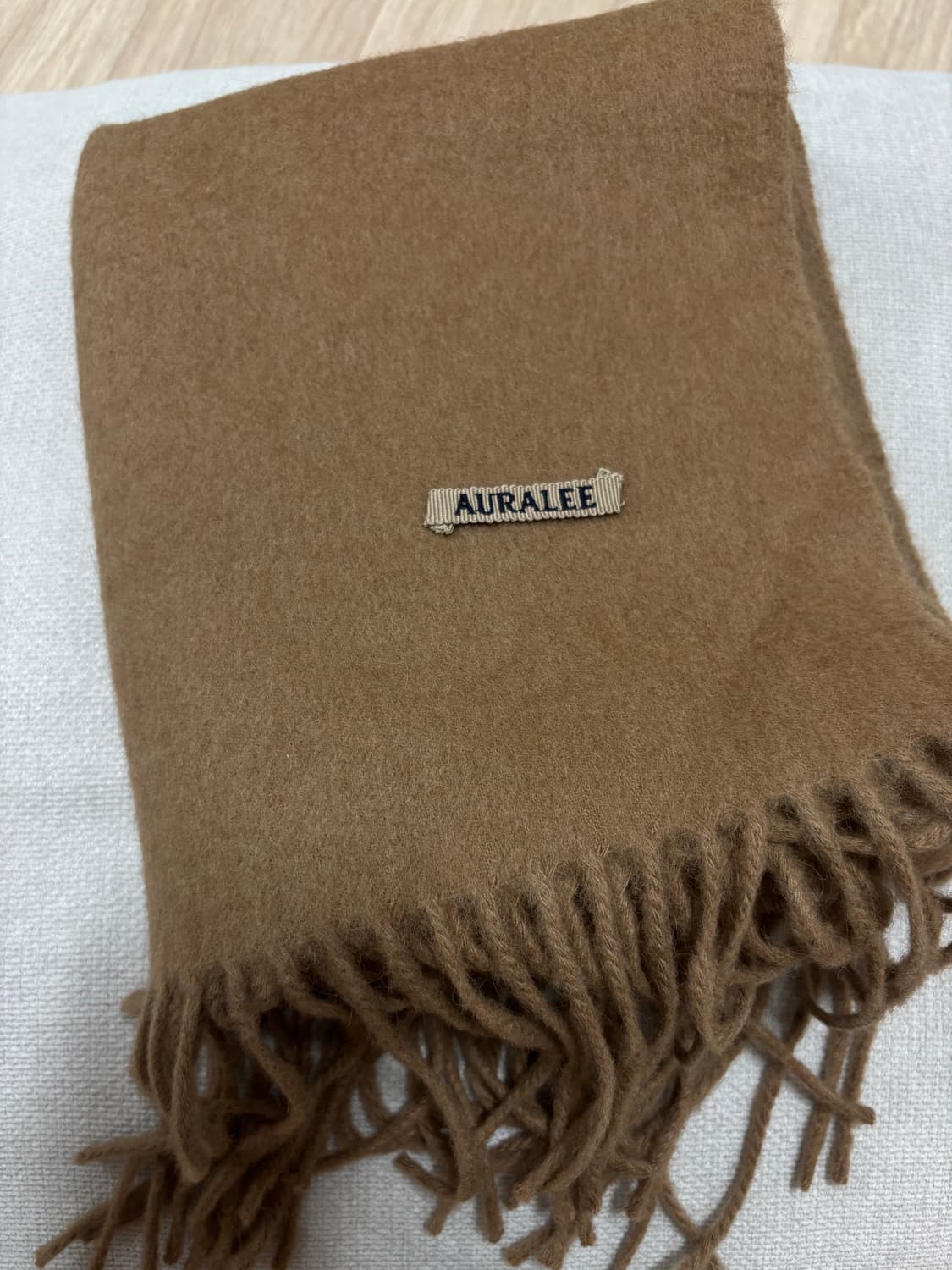 오라리 머플러 카멜색 상품이미지2