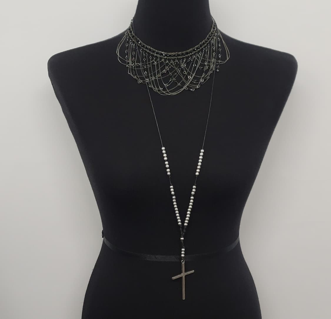 cross necklace set 상품이미지5