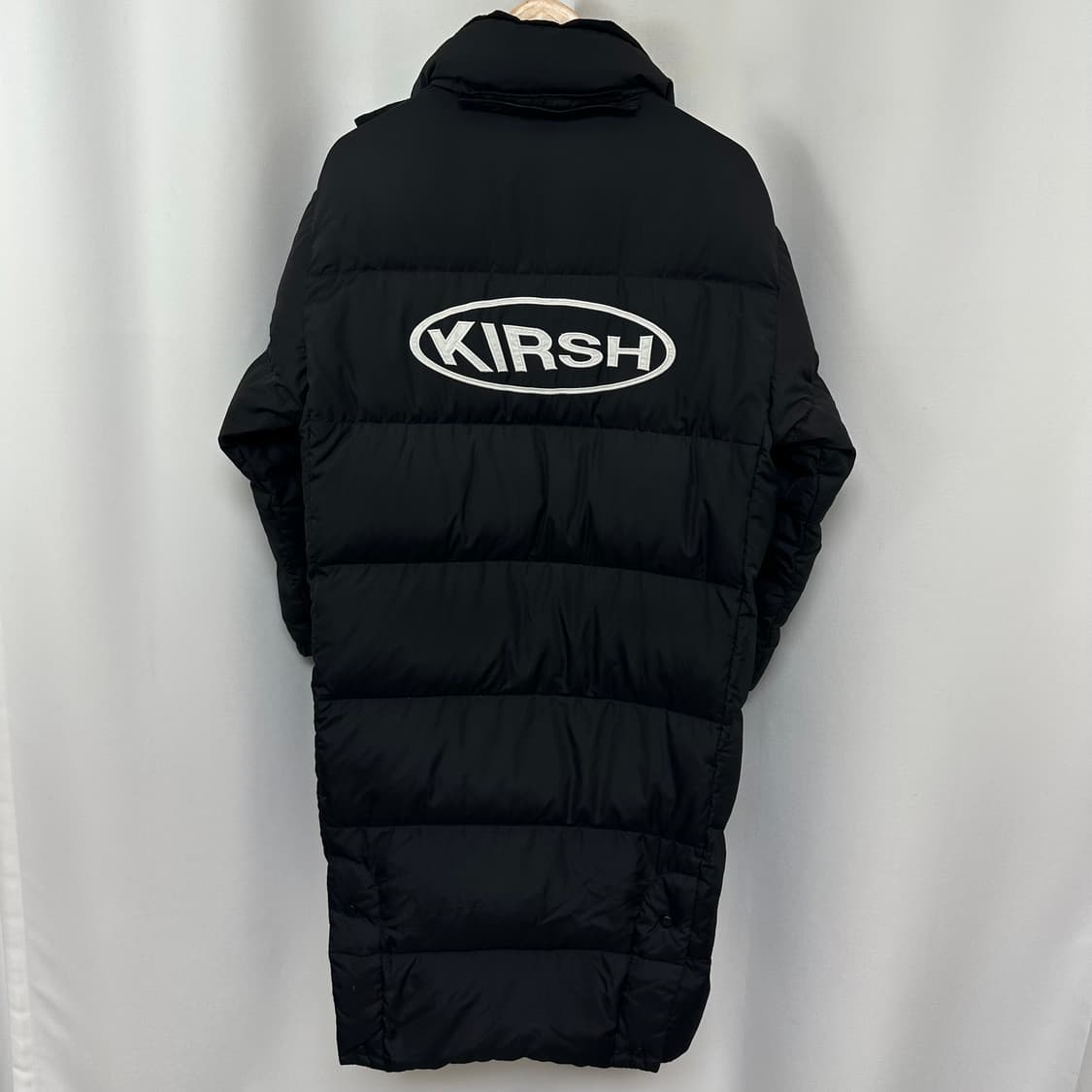  키르시 남자 덕다운 롱패딩 점퍼 검정 (1) 상품이미지4