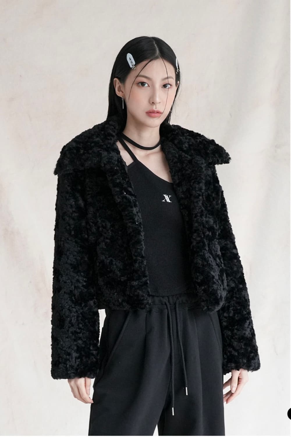 에밀리 어반드레스 퍼자켓 상품이미지1