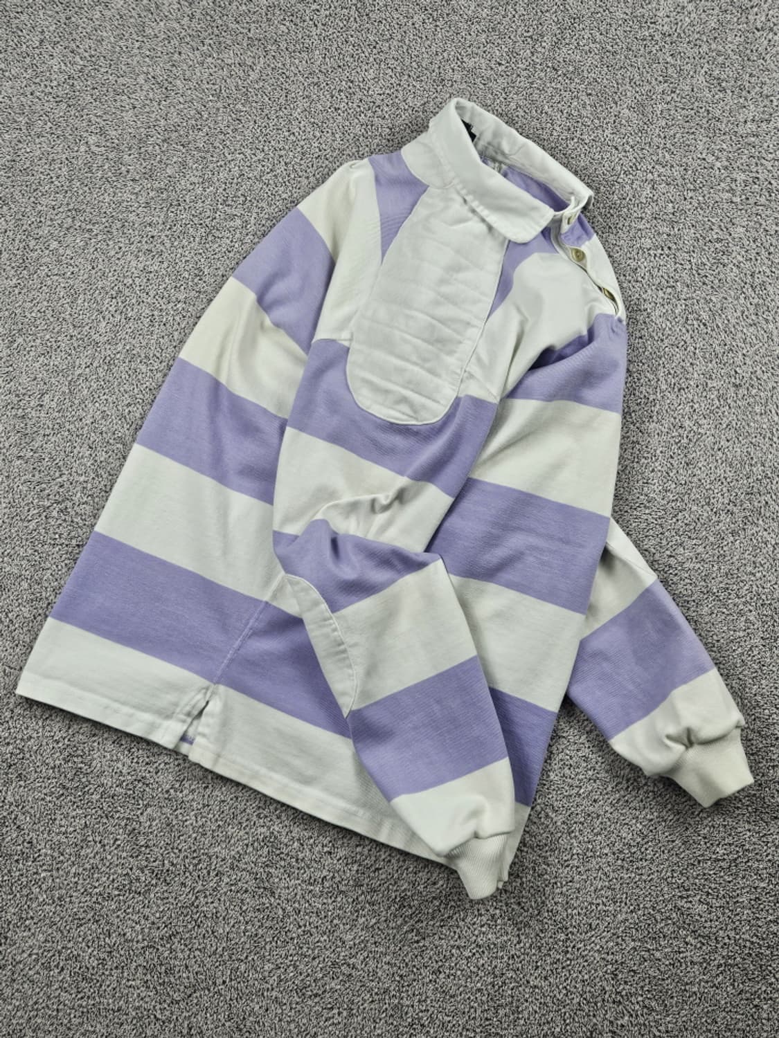 90's USA 폴로랄프로렌 스트라이프 럭비 티셔츠 ( M )/ 9953 상품이미지4