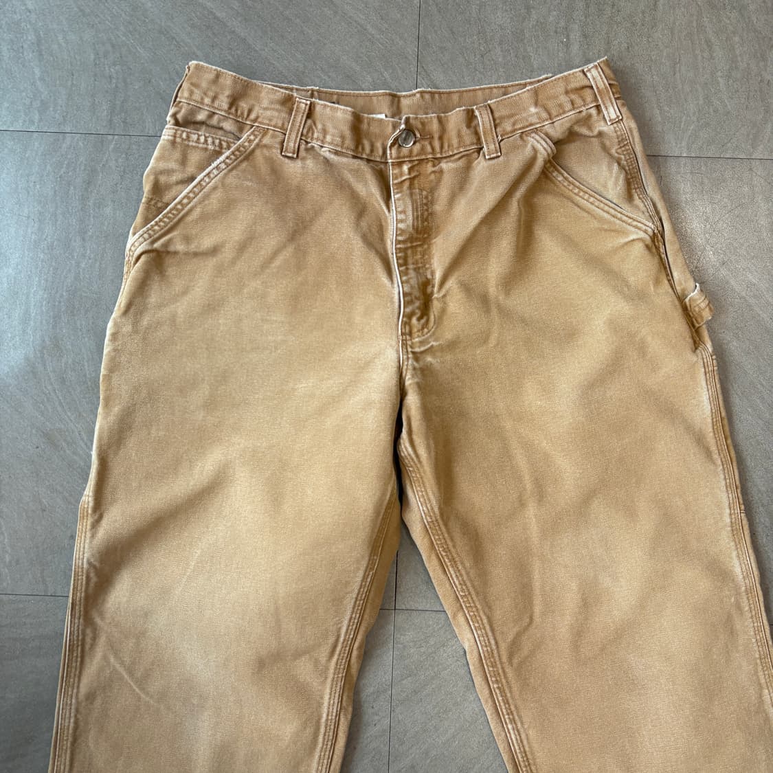 칼하트 오리지널 브라운 카펜터 팬츠  상품이미지6