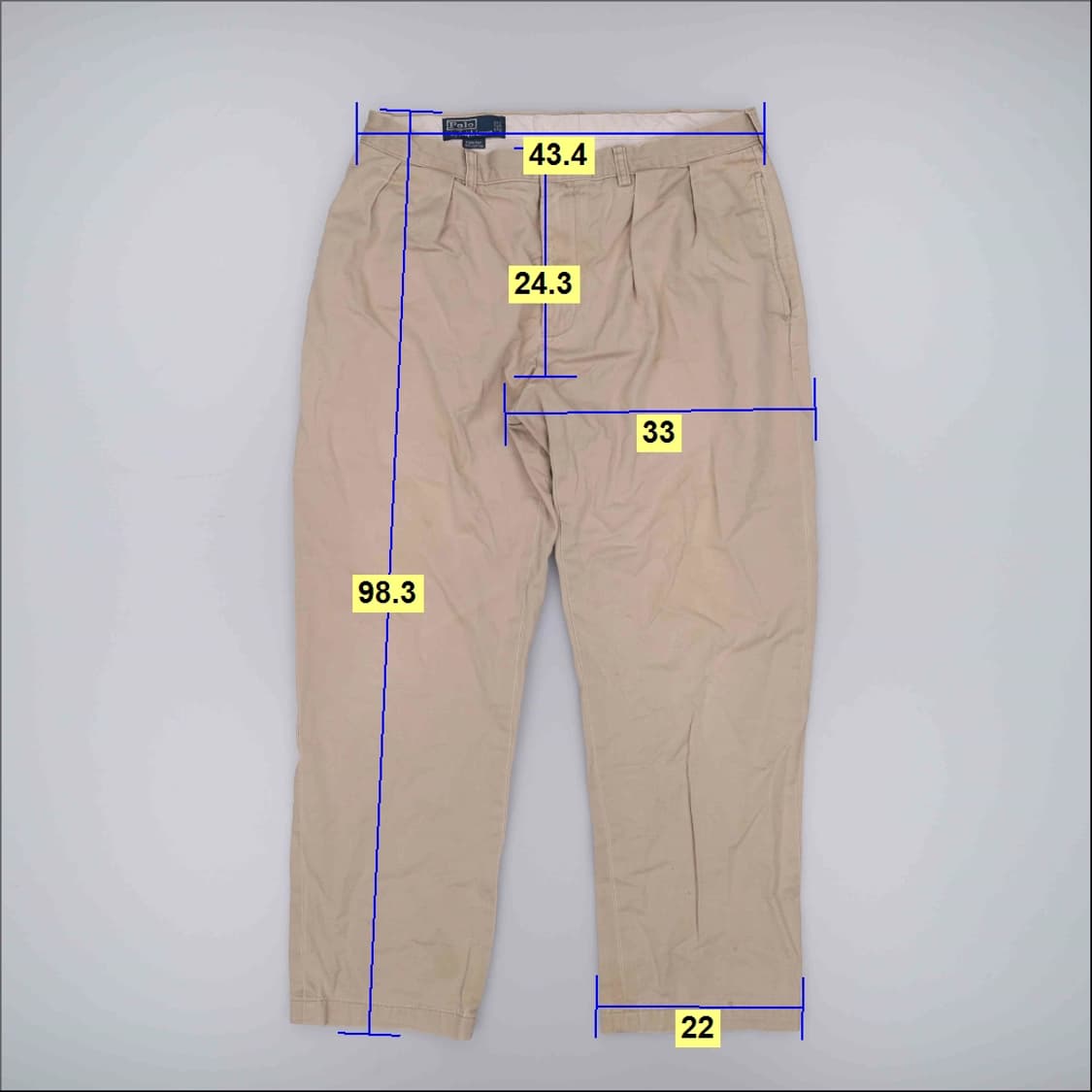 35/32 폴로 핀턱 치노팬츠 0420H1 상품이미지10