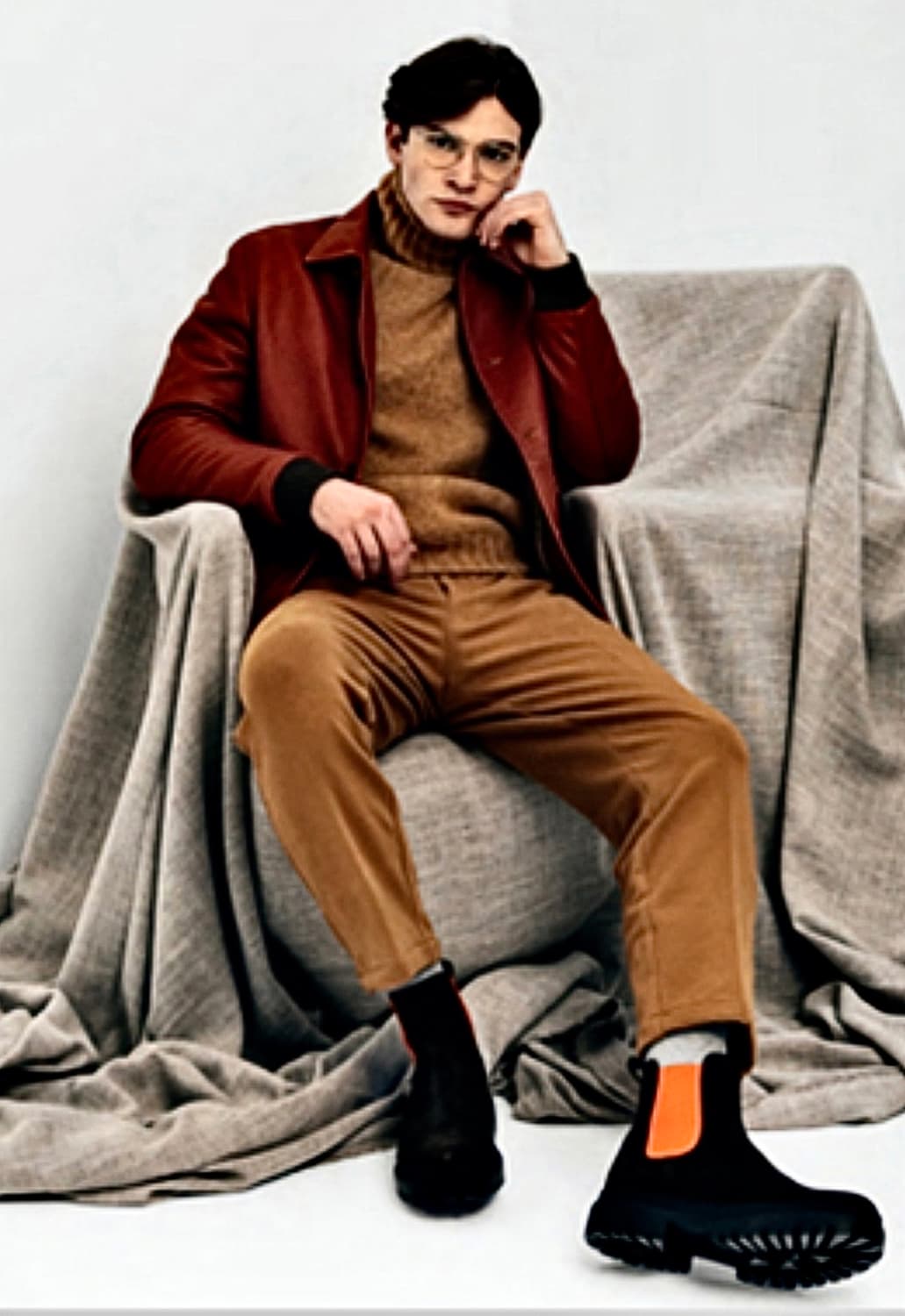 A.T.P.CO. 브라운 팬츠 (34) 상품이미지1