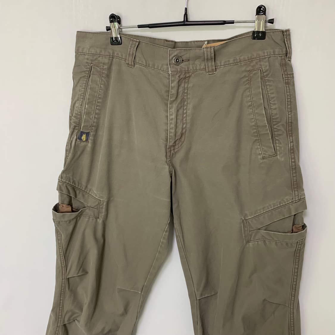 나이키 디테일 부츠컷 팬츠 M 카키그레이 y2k 00s 아메카지 고프코어 상품이미지3