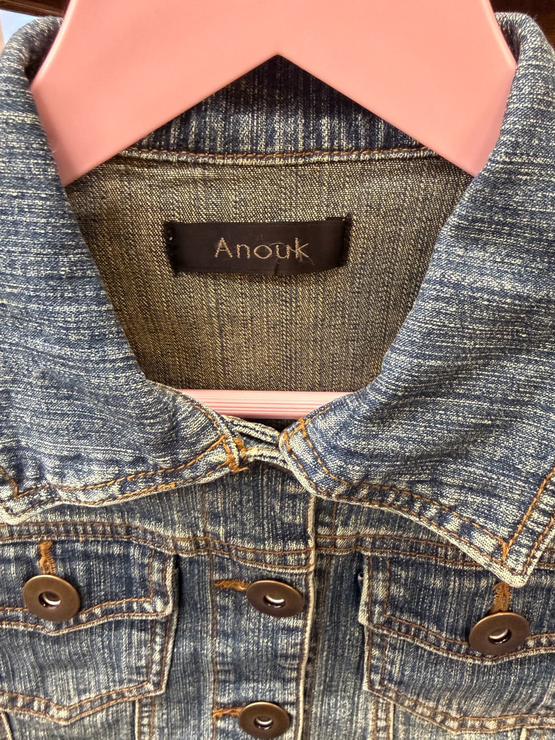 Jpn vtg Anouk 크롭 데님자켓 상품이미지5