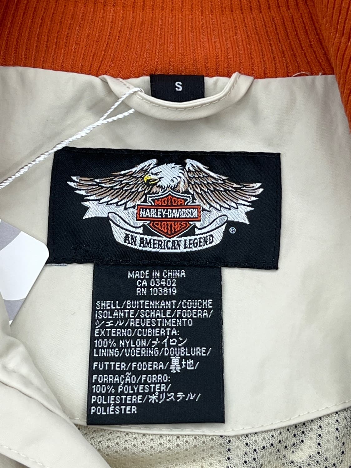 할리데이비슨 빅로고 배색 나일론 자켓 상품이미지6