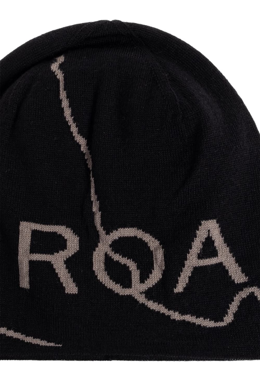 로아 하이킹 26ss 로고 울 비니/블랙 상품이미지4