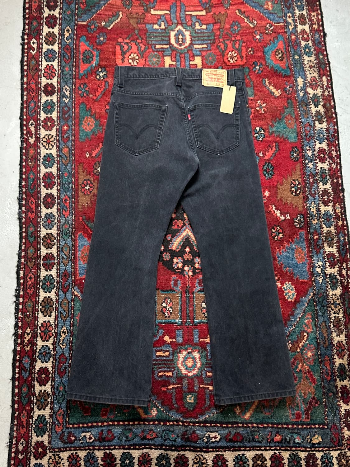 00's 리바이스 517 블랙 부츠컷 플레어진 상품이미지4