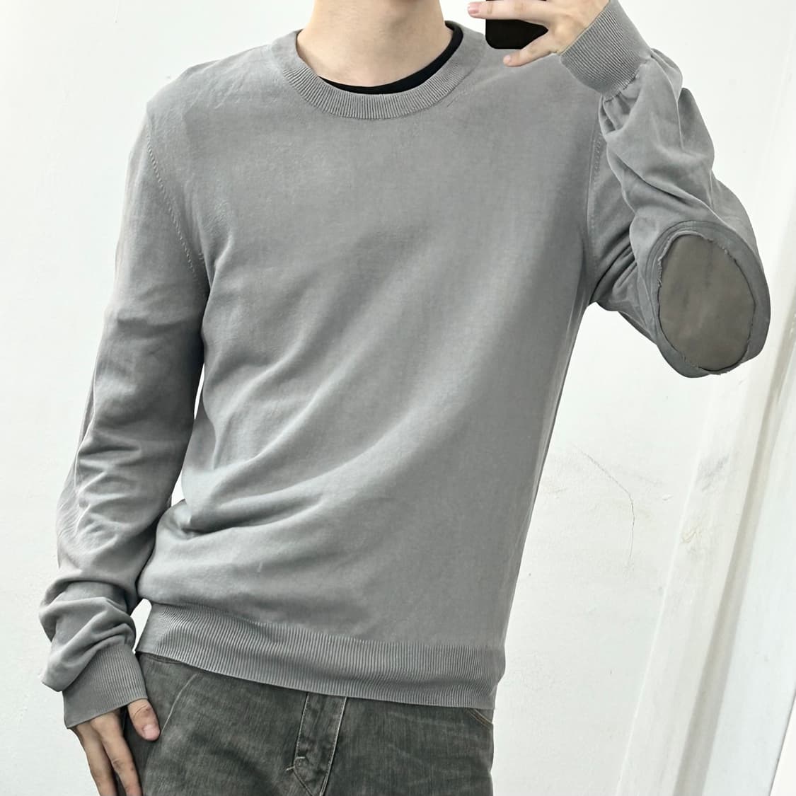 메종 마르지엘라 엘보 패치 니트 상품이미지2