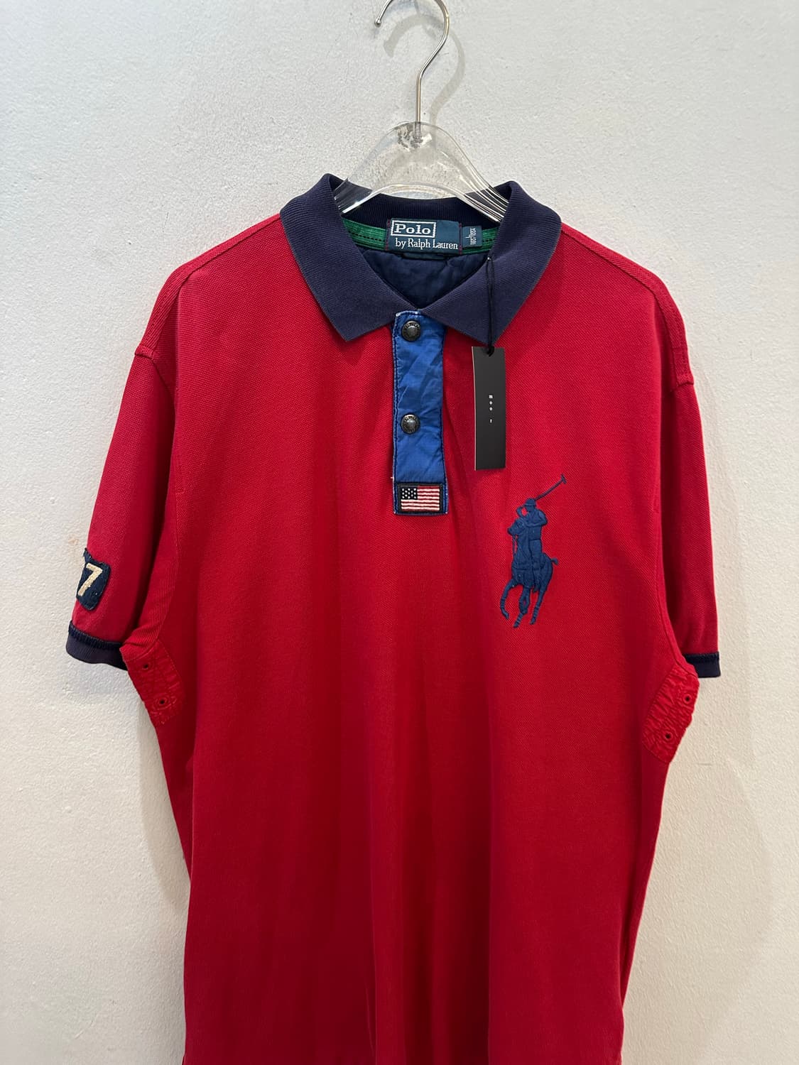 Polo collar red 상품이미지2