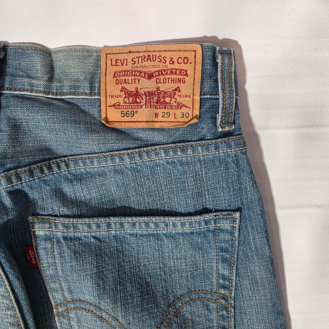 [W29L30]00s 리바이스 569 루즈스트레이트핏 데님팬츠 상품이미지7