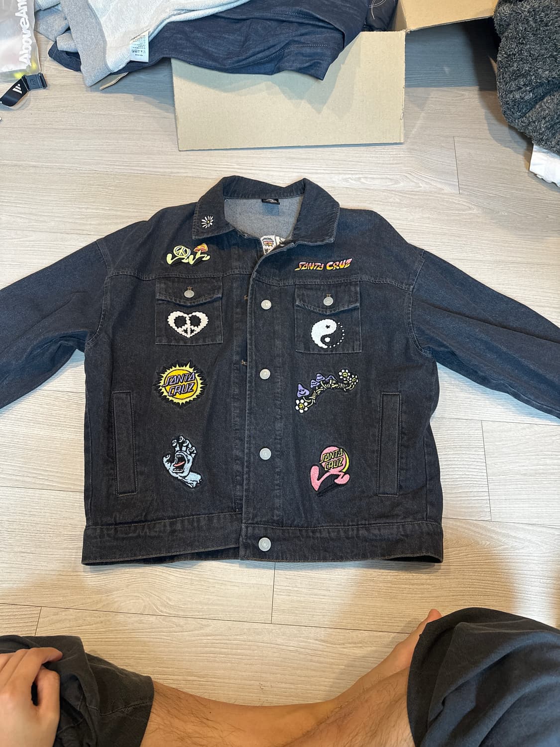 산타크루즈 패치 데님 자켓 M 상품이미지1