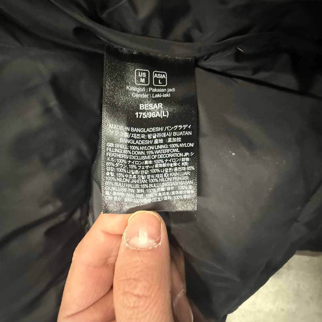 해외판 노스페이스 700 눕시 다운 패딩 상품이미지5