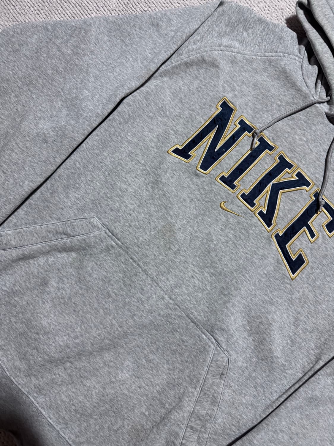 NIKE 실버탭 그레이 후디 L 상품이미지3