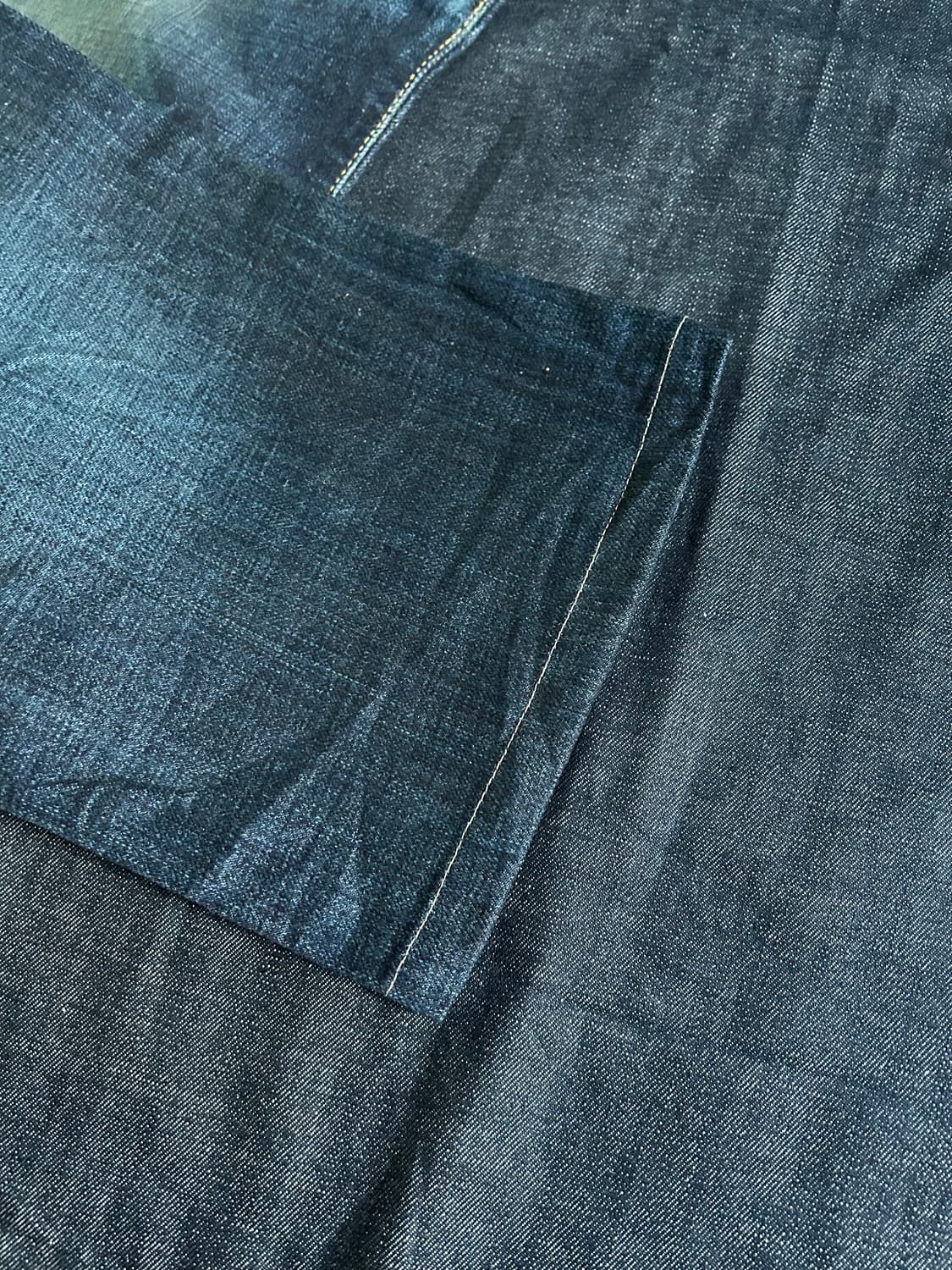 00s RRL 로우 스트레이트 셀비지 데님 팬츠 Made in USA 상품이미지8