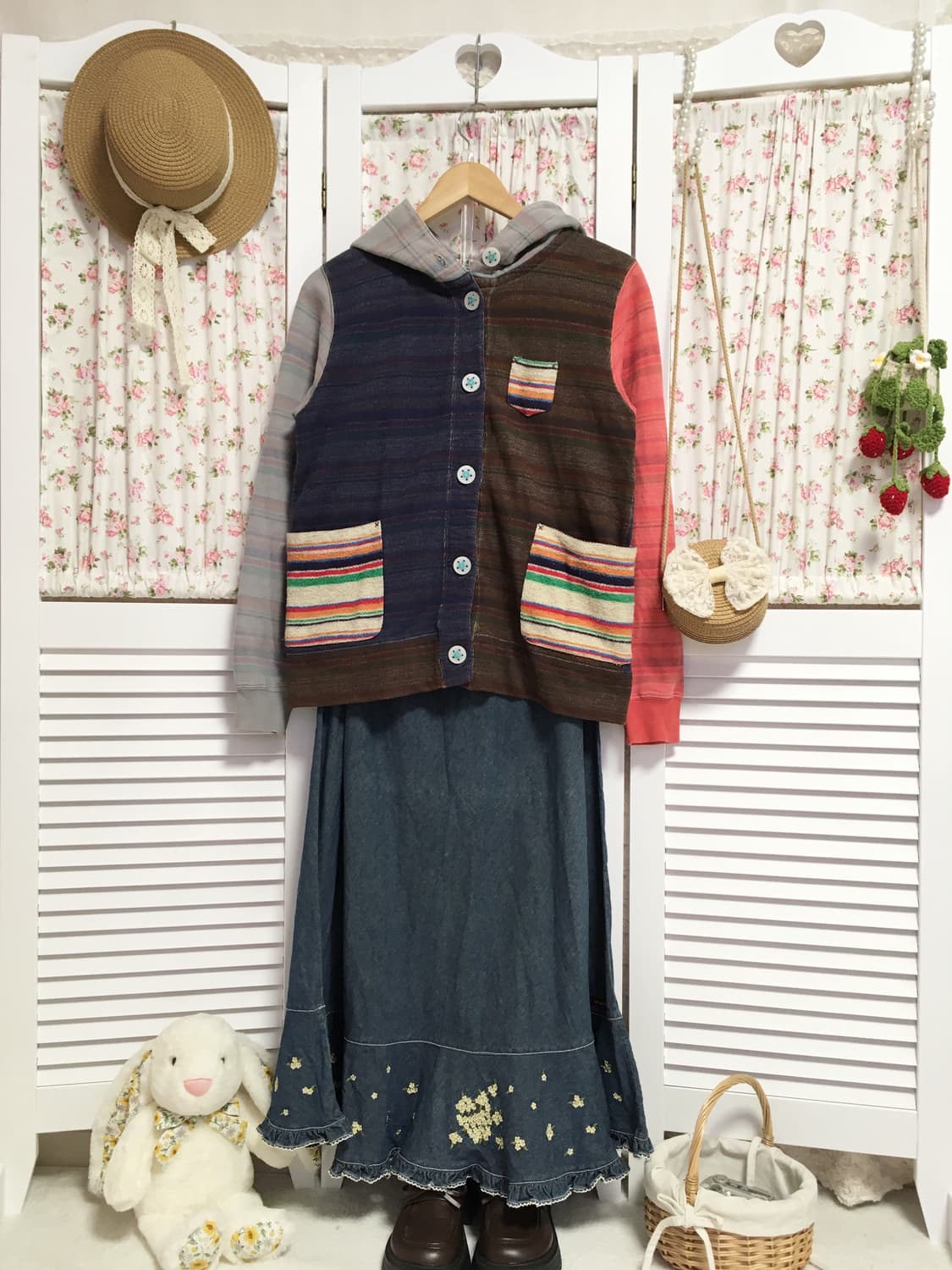 빈티지 히피 코디세트 상품이미지1