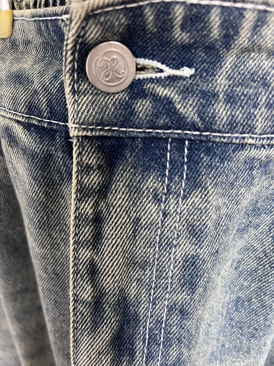 엑스톤즈 XP172 빅 와이드 벌룬 데님 팬츠 상품이미지4