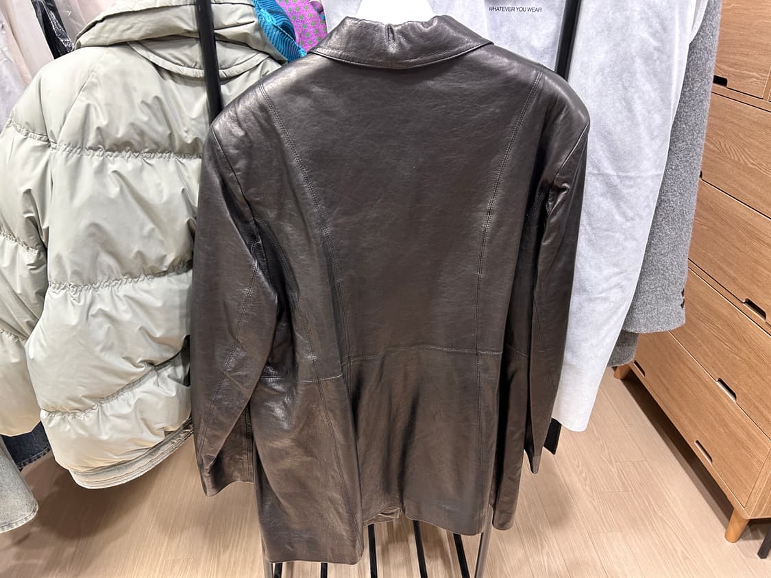 에토스 레더 하프 자켓 상품이미지6