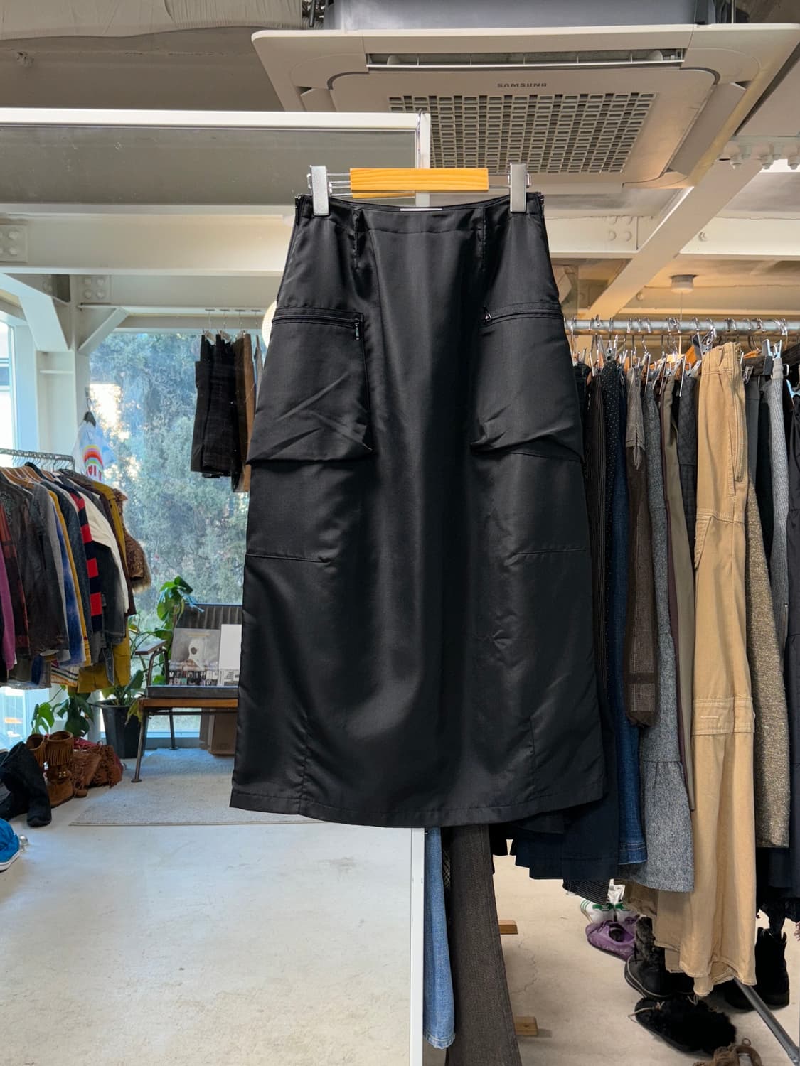 센소유니코 나일론 카고 스커트 상품이미지1