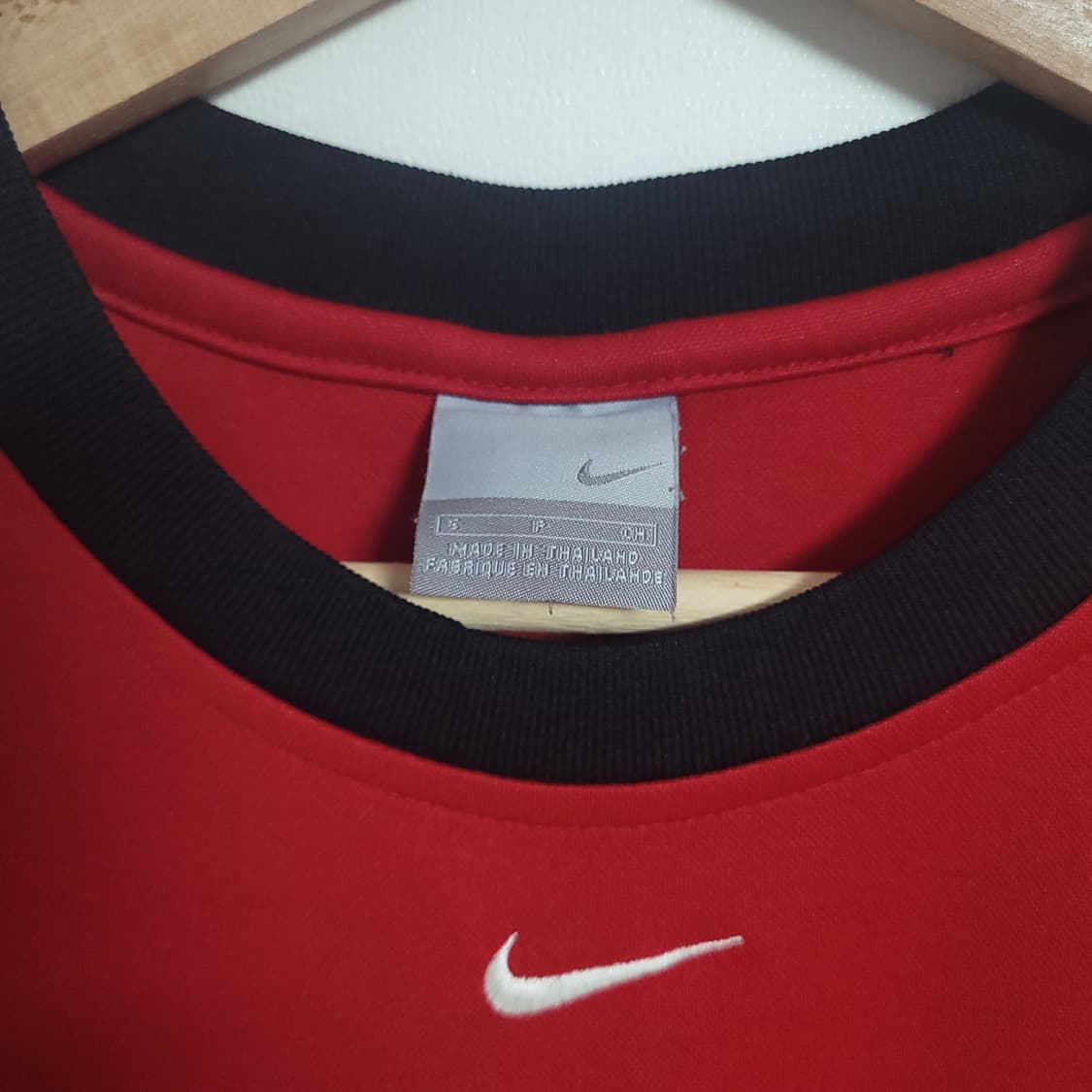 (S) NIKE 나이키 올드스쿨 레드 반팔 티셔츠 상품이미지2