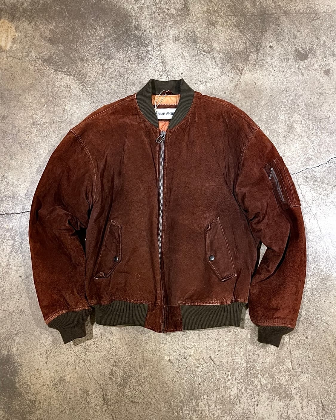 스웨이드 블루종 타입 자켓 (B5109) 상품이미지1