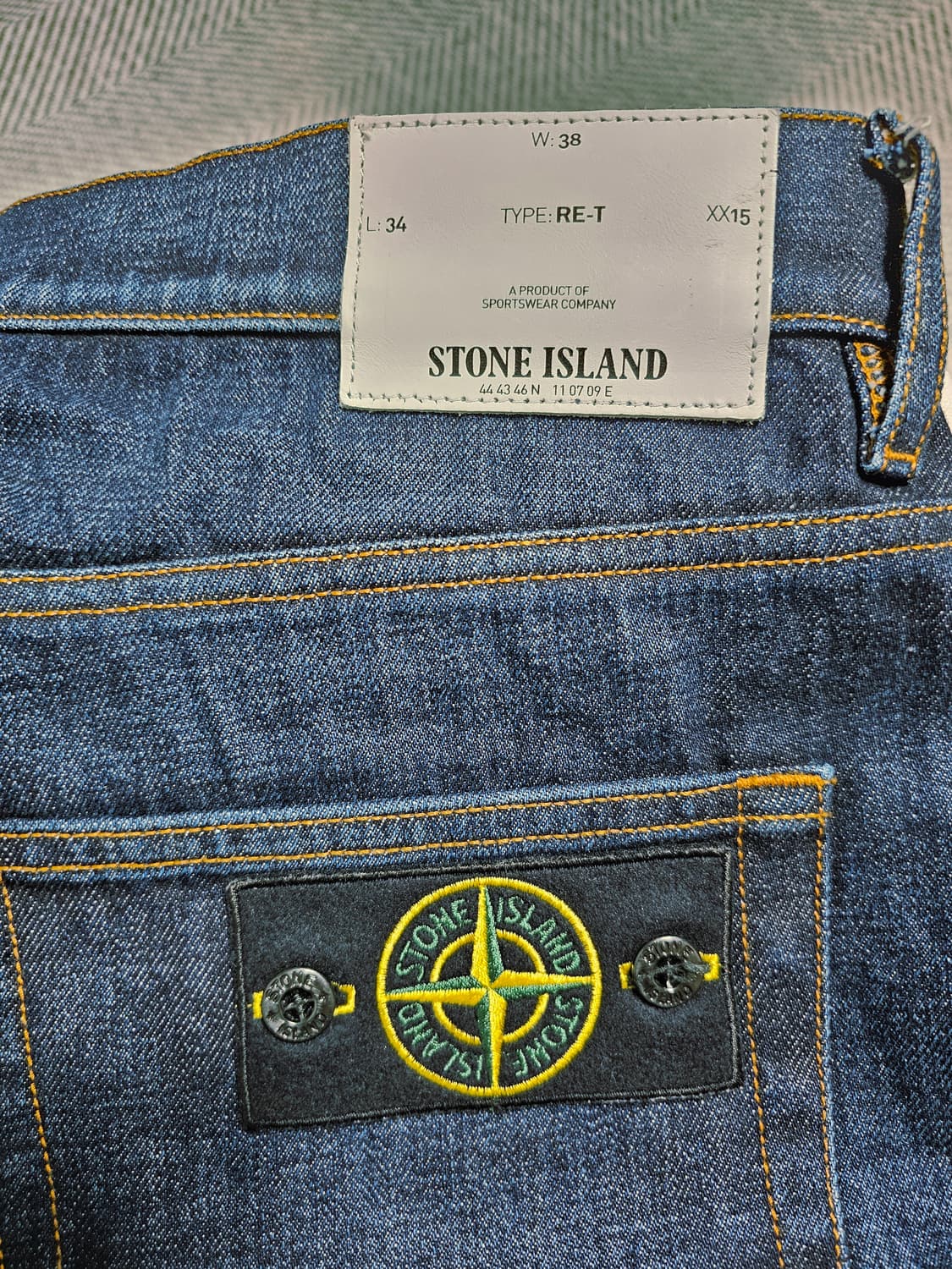 스톤아일랜드 데님 청바지 상품이미지4