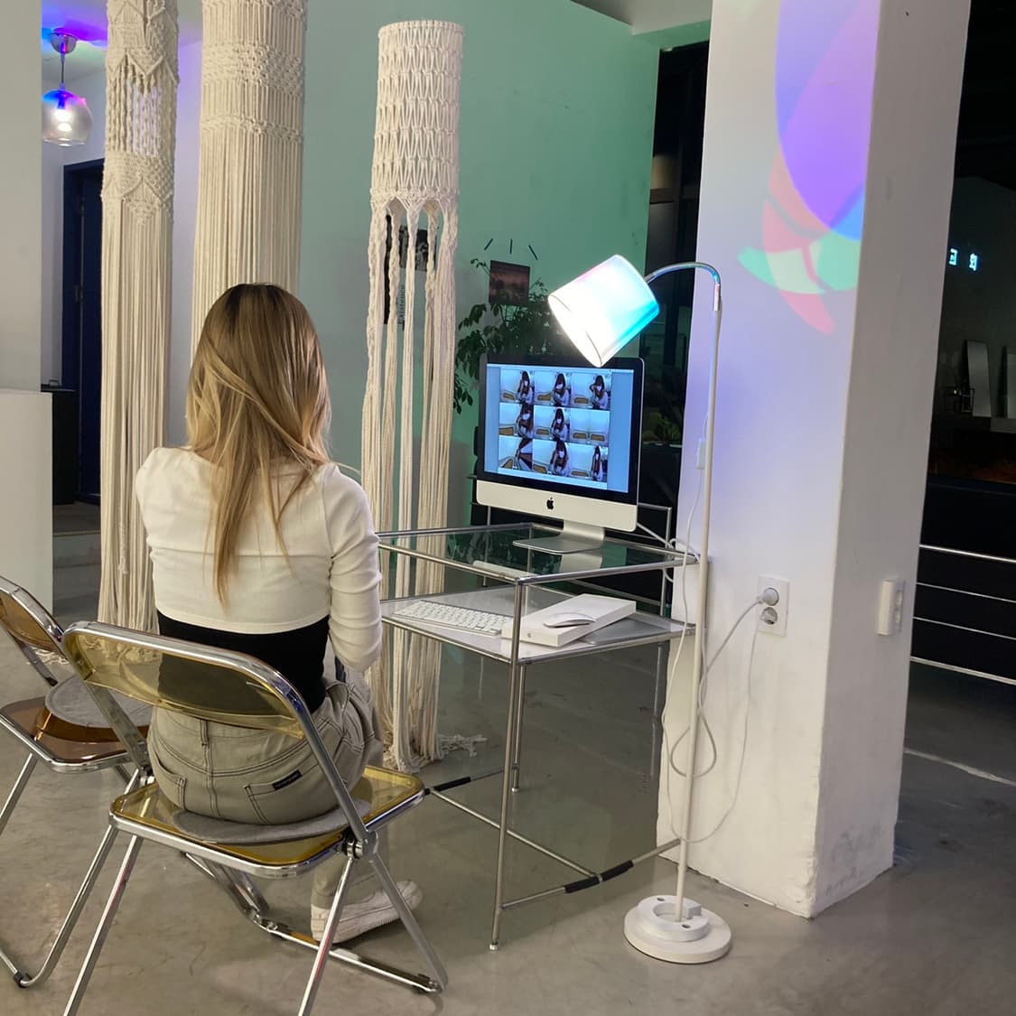 H&M 디바이디드 크롭 가디건 상품이미지4