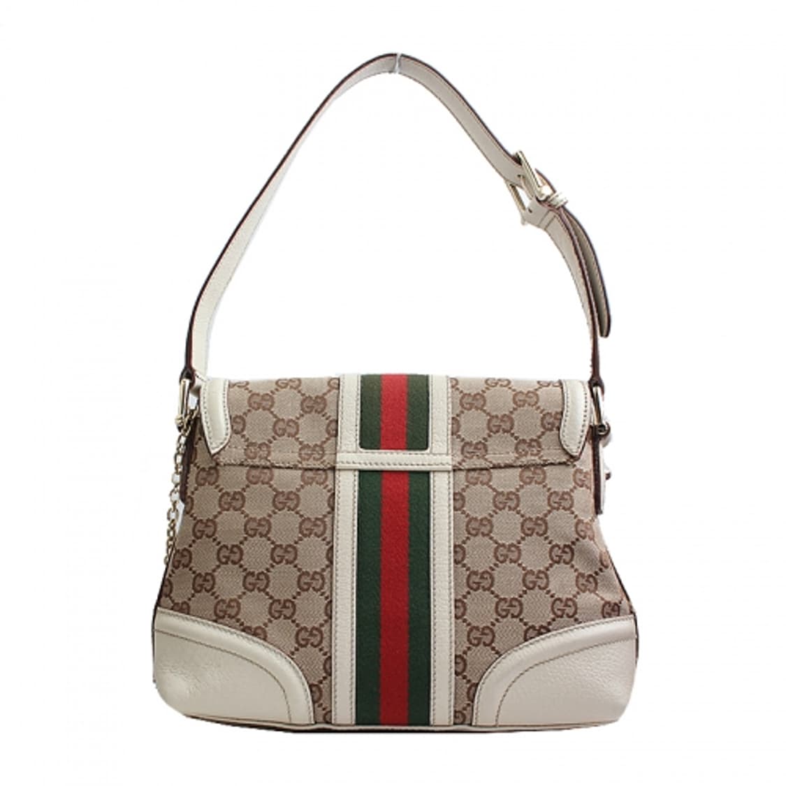 구찌 삼선 한정판 GG 캔버스 숄더백(145999) 상품이미지3