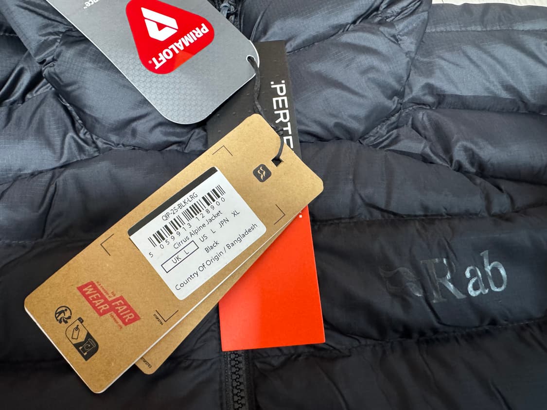 랩 시러스알파인 인슐레이티드 QIP-25 프리마로프트 UK L #아크 상품이미지5