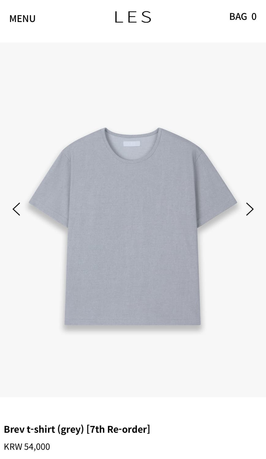 LES Brev t-shirt 1 상품이미지1